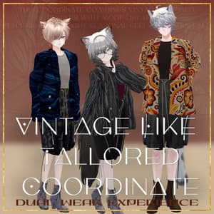 【13アバター対応】Vintage Like Tallored Coordinate