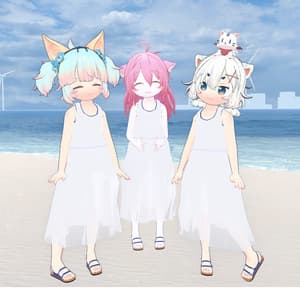 はてな商店アバター用サマーワンピース