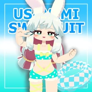 【ネコカモタブンソーネ対応】Usamimi Swimsuits