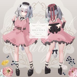 オリジナル3Dモデル「FluffyLily」#なっふな堂
