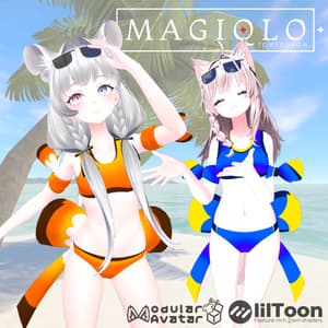 【8アバター対応:水着】Tropicoral トロピコーラル 🐠 【VRChat用】