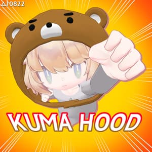 Rue KUMA Hood・ルウ用くまフード