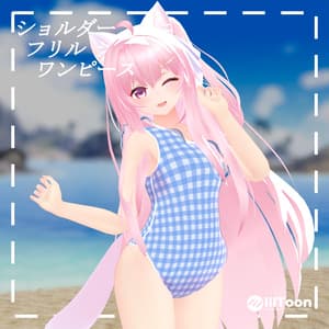 ショルダーフリルワンピース for EMISTIA