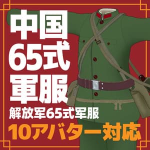 【10アバター対応】中国65式軍服 Chinese PLA Type 65 Uniform 解放军65式军服 인민해방군 65식 군복