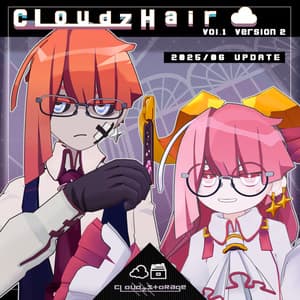 CloudzHair☁Vol1/3Dヘアモデル💠