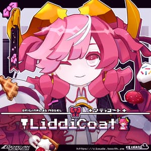リディコート🎀LiddiCoat/オリジナル3Dモデル #CloudzLog