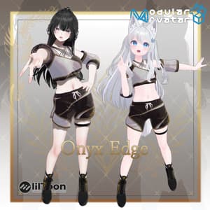 【12アバター対応】Onyx Edge 【VRC】