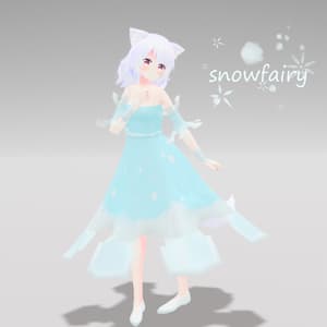 【13アバター対応】snowfairy 【3D衣装モデル】