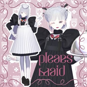 【Pochi by KTアバター対応】PleatsMaid - プリーツメイド【VRC想定衣装】