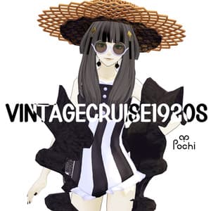 【YMファンメイド】水着 レトロ風 「Vintage Cruise 1920」