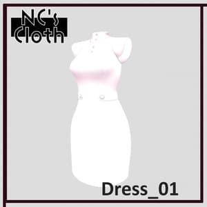 【61アバター対応】Dress_01【NC's Cloth】