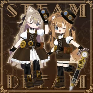 【♥2000記念アイテム追加】Steam Dream【複数アバター対応】
