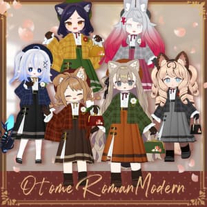 【5アバター対応】Otome Roman Modern【VRChat想定】