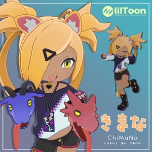 【オリジナル3Dモデル】きまな -ChiMaNa-