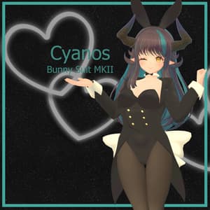 【ドラゴニュート・シアノス用】 バニースーツMKII - Bunny Suit MKII - for Dragonewt Cyanos