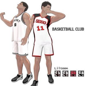 ヴラウ君・ハオラン君専用 バスケ部員のユニフォーム