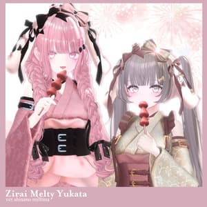 32アバター対応 地雷めるてぃ浴衣