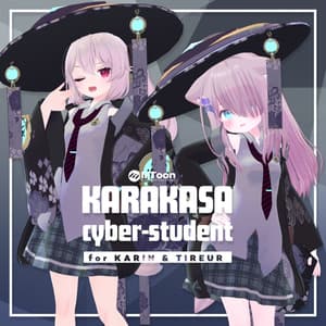 【カリン・Tireur対応衣装】KARAKASA cyber-student