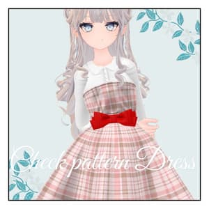 【アリスフィール対応】🍂 Check pattern Dress🍂