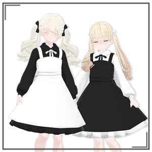 【Cygnet・Grus】Simple Garden Maid Dress