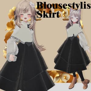 【マヌカ-Manuka- しなの -Shinano- シフォン -Chiffon サフィー -Sapphy- 薄荷 -Hakka- まるぼでぃ -Marubody- 心-556- キシャ-Kisha- 対応】ブラウススカート