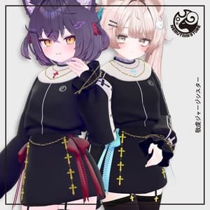 【複数アバター対応・衣装】敬虔ジャージシスター v1.7