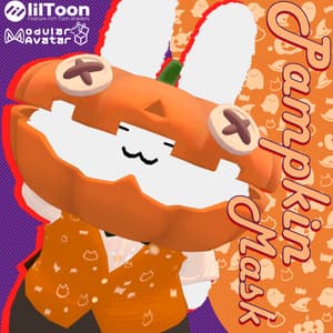 【VRC】🎃パンプキンマスク🎃