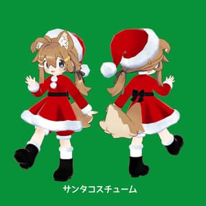 サンタコスチューム&ブローチ