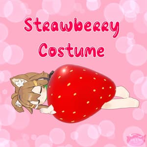 Strawberry Costume + Blueberry VRChat向けオリジナル3Dアバタ FBX unitypackage KURUMI, MAMI, SELESTIA, MAYA, SEIREN, MAMEHINATA たいよう
