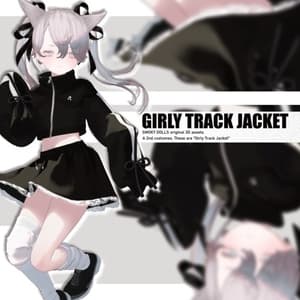 【Girly Track Jacket】萌え袖ライナージャージ