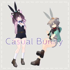 【複数アバター対応】カジュアルバニー Casual Bunny