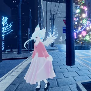 【こまどアバター専用】カーディガン&ワンピース【Unity2019対応】