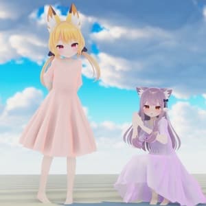 【こまどアバター専用】サマーワンピース【Unity2019対応】