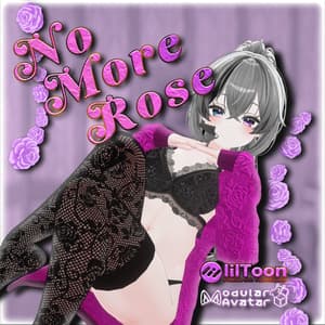 【VRChat想定】No More Rose【3D衣装】