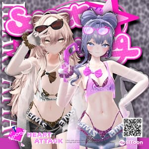 💗水着SweetDarling💗ガラケーギミック付き!【14アバター対応】