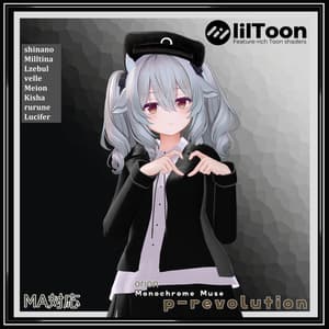 【複数アバター対応】 p-revolution 【VRChat向け3D衣装】