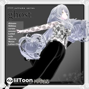 【複数アバター対応】 ghost 【VRChat向け3D衣装】
