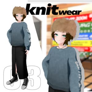 KNIT_styling / VRchatアバター用ウェア(.stアバター/一色晴.桝花蒼対応)