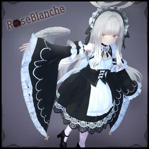 ~ブラックフライデーセール中~ローズブランシュ-RoseBlanche-(複数アバター対応)