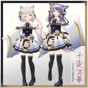 【3D衣装モデル】千変万華 -Senpenbanka-