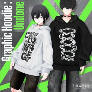 Graphic Hoodie : Undone【24アバターセミ対応】