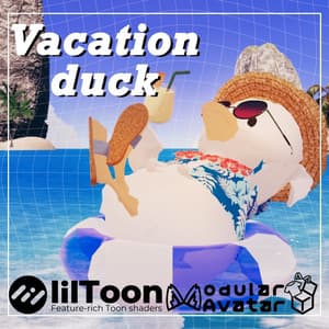 Vacation duck【MA、liltoon対応衣装、アニメーション付】