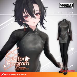 Eastern Song (Ao Dai-inspired satin outfit) - VRChat Men's Clothing / CP8