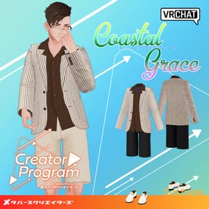 CoastalGrace Vacation Outfit - VRChat Men's Clothing / CP1