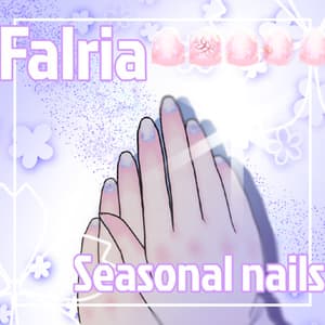 ♥Seasonal flower nail texture for Falria「ファルリア ちゃん用ネイル」♥