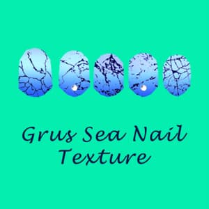【Grus用 Texture】海ネイルテクスチャー , Sea Nail Texture