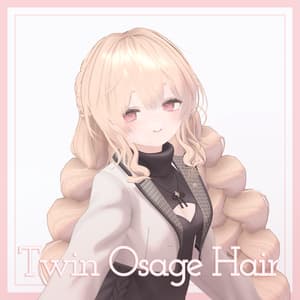 ツインおさげヘアー【VRChat】