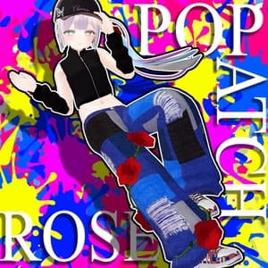 【12アバター対応】PopPatchRose VRCアバター用衣装 【MA対応】