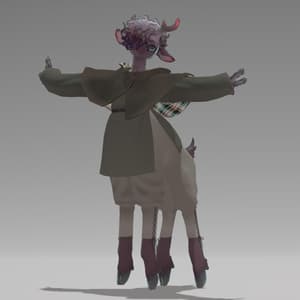 【鹿タウル対応】中世風衣装セット ver.1.01