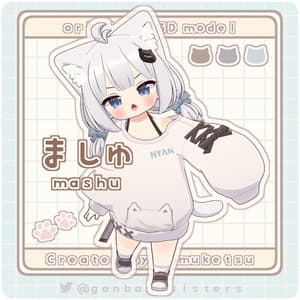 original 3D model 「ましゅ -mashu-」